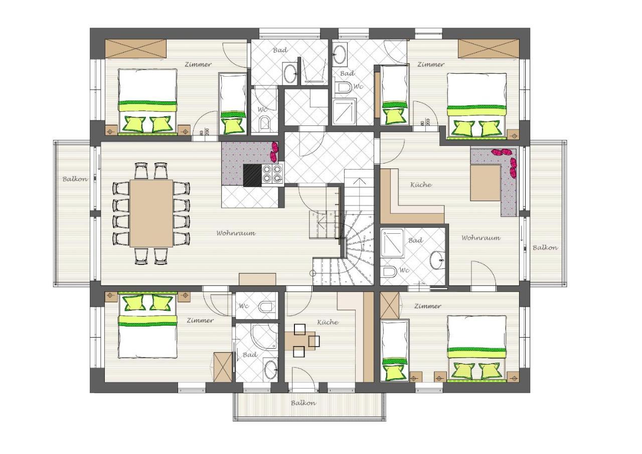 Loft mit Sauna (4 bis 6 Erwachsene)